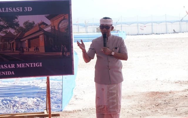 Pembangunan Pasar Mentigi Nusa Penida Senilai Rp 99 Miliar, Bupati Satria Pimpin Groundbreaking