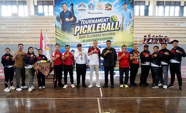 Peringati Haornas 2026, Wabup Tjok Surya Buka Turnamen Pickleball Klungkung