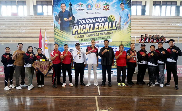 Peringati Haornas 2026, Wabup Tjok Surya Buka Turnamen Pickleball Klungkung