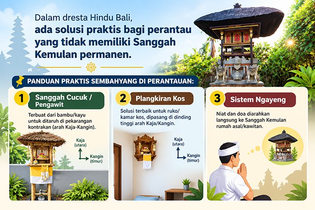Ngotrak Rumah – Kos Tanpa Sanggah Kemulan ? Ini Panduan Praktis Ngayeng Leluhur