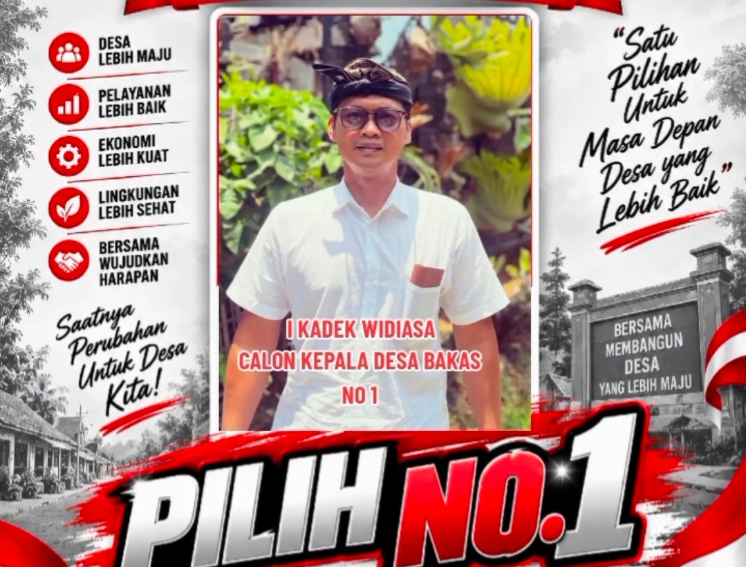 Siap Sinergi dengan PKB di Klungkung, Calon Perbekel Kadek Widiasa Siapkan Desa Bakas Jadi Destinasi Wisata Unggulan