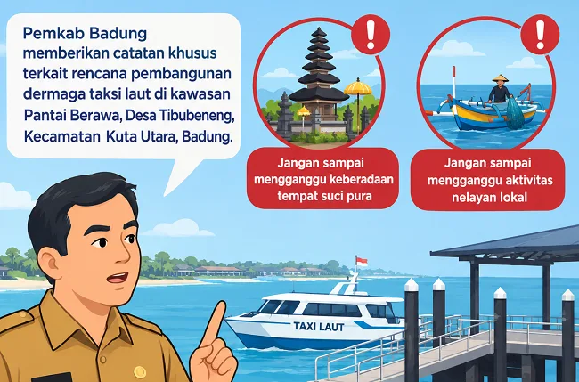 Ada Proyek Taksi Laut Ngurah Rai-Berawa, Pemkab Badung Wanti-wanti Keberadaan 80 Nelayan dan Kawasan Suci