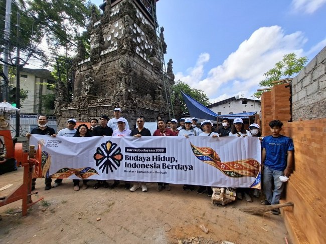Cagar Budaya Bersejarah Bale Kulkul Puri Pemecutan Dalam Perawatan