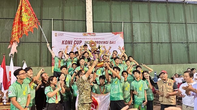 Barongsai Klungkung Juara Umum Kejurprov, Bersiap untuk Porprov 2027