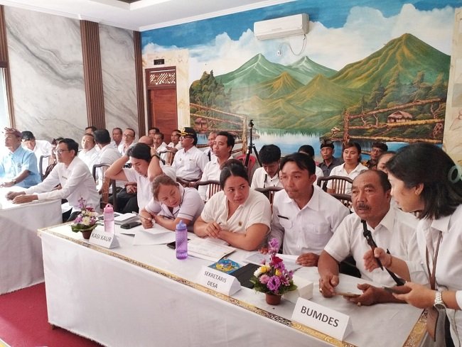 Susul Desa Taro, Giliran Desa Bukian Payangan Dinilai Tim Provinsi Menuju Percontohan Desa Antikorupsi
