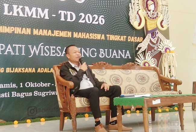 Pemateri di UHN Sugriwa Bangli, Ketua DPRD Bangli Ajak Mahasiswa Jadi Calon Pemimpin