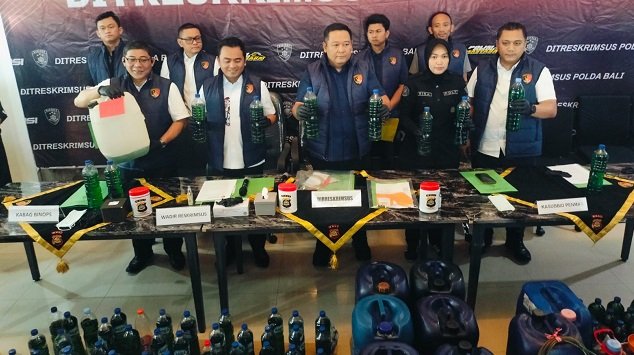 Penyelewengan BBM, Polda Bali Amankan 21 Pelaku dan Sita 753 Liter BBM Subsidi