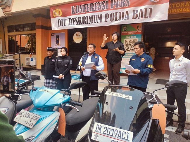 Motor Raib Saat Bertugas Ditemukan dalam 4 Hari, Ketua Pecalang Singapadu Apresiasi  Resmob Polda Bali