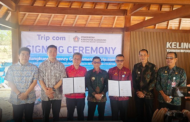 CSR Rp 5 Miliar Lebih dari Trip.com, Benahi Infrastruktur Wisata Nusa Penida