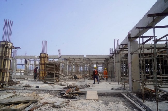 Progres Capai 40 Persen, Bupati Satia Sebut Pembangunan Pasar Mentigi Standar Nasional