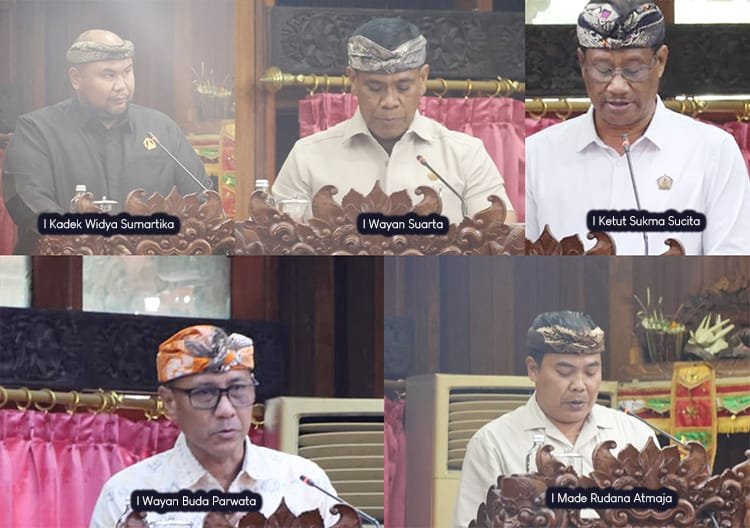 Setujui Ranperda Perubahan APBD TA 2026, Fraksi DPRD Klungkung Tetap Beri Catatan