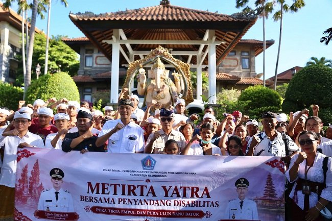 Difabel di Klungkung Metirtayatra, Dapat Pendampingan Khusus dari Pemda